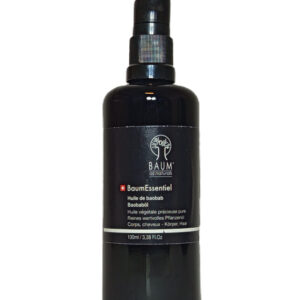 Huile vierge de baobab, corps, cheveux secs, 100 ml